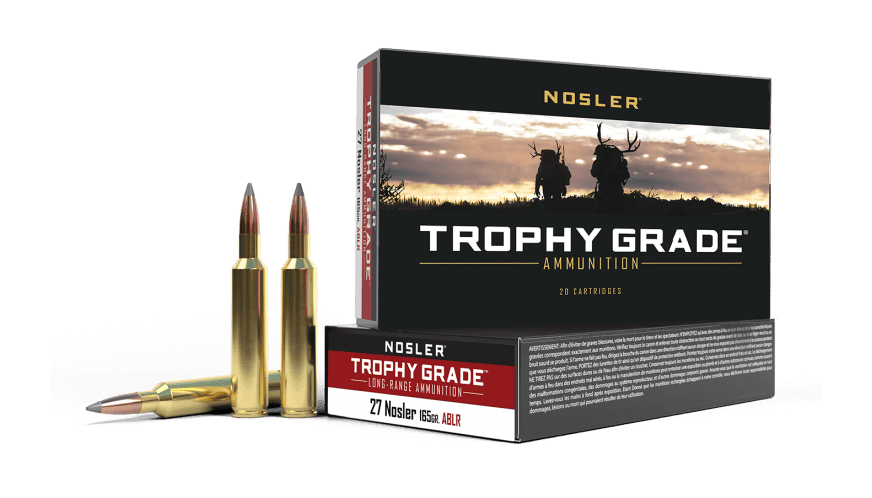 Nosler 27 Nosler 165gr AccuBond Long Range Trophy Grade Ammunition (20ct) - 61237