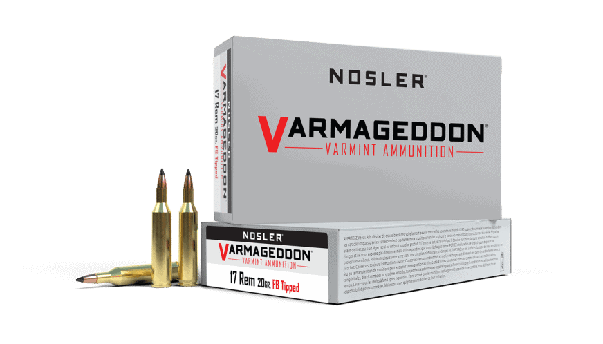 Nosler 17 Remington 20gr Tipped Varmageddon Ammunition (20ct) - 65105