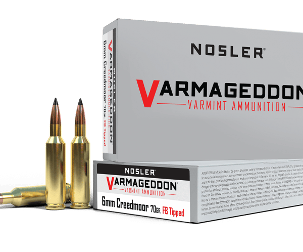 Nosler 6mm Creedmoor 70g FB Tipped Varmageddon Ammunition (20ct) - 65170
