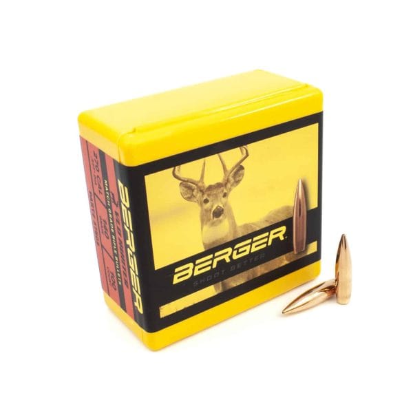 Berger 270 Cal 140 Grain Very Low Drag (VLD) Hunting Rifle Bullets