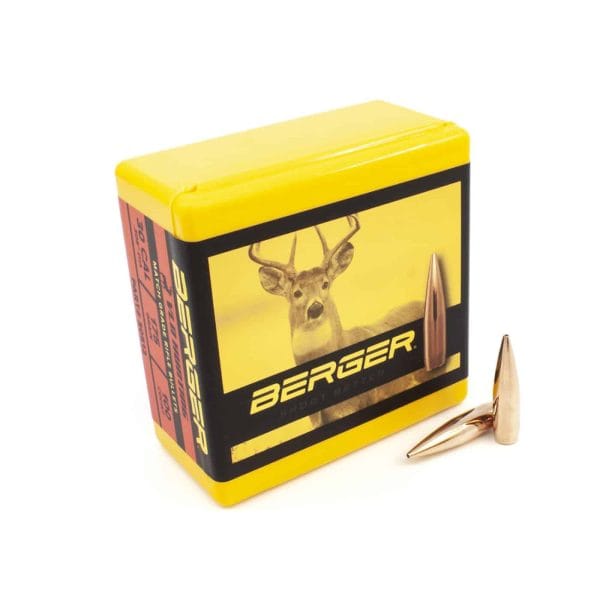 Berger 30 Cal 175 Grain Very Low Drag (VLD) Hunting Rifle Bullets