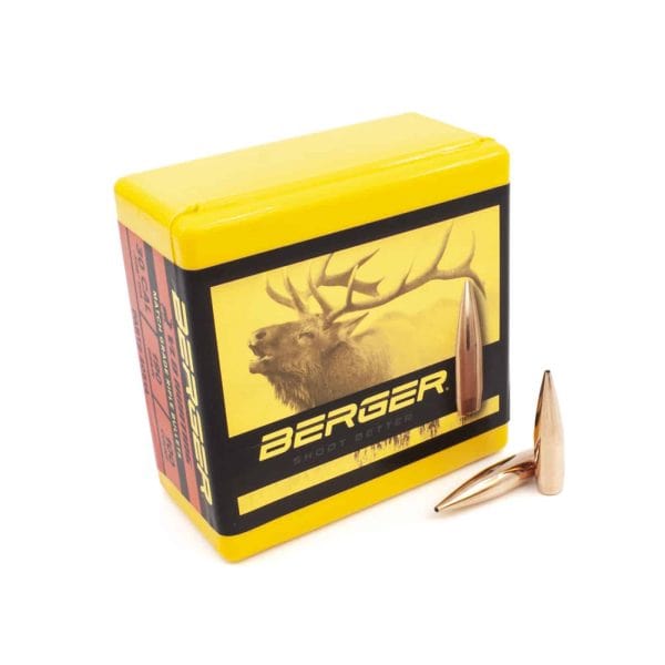 Berger 30 Cal 190 Grain Very Low Drag (VLD) Hunting Rifle Bullets
