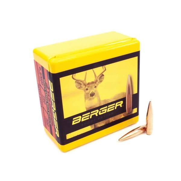 Berger 6.5mm 140 Grain Very Low Drag (VLD) Hunting Rifle Bullets