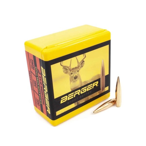 Berger 7mm 180 Grain Very Low Drag (VLD) Hunting Rifle Bullets