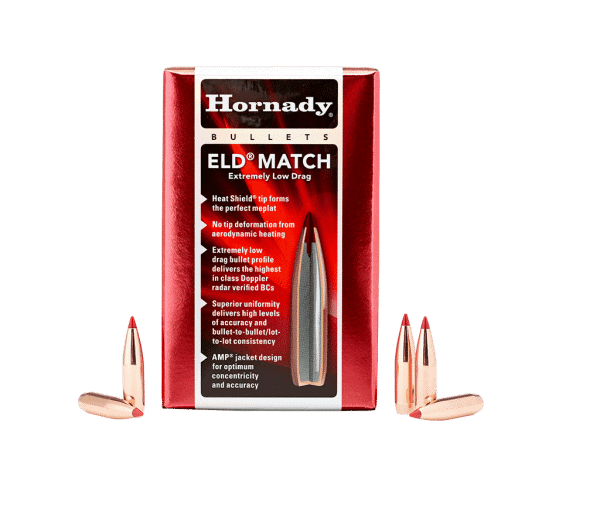 Hornady 22 Cal 52gr ELD Match