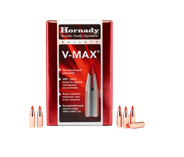 Hornady 22 Cal 55gr V-MAX w/ Cannelure