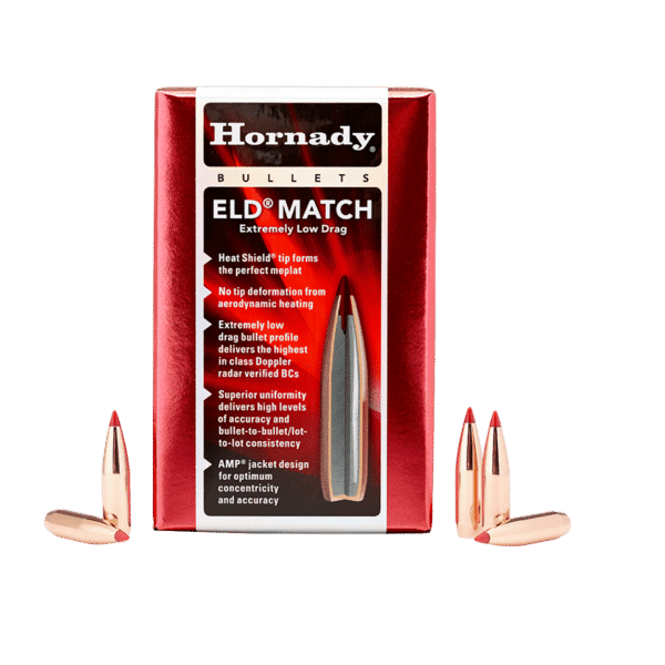 Hornady 22 Cal 75gr ELD Match