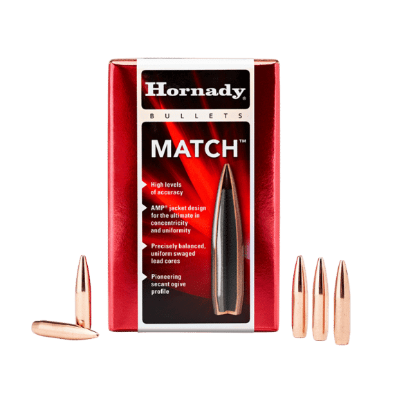 Hornady 30 Cal 168gr BTHP Match
