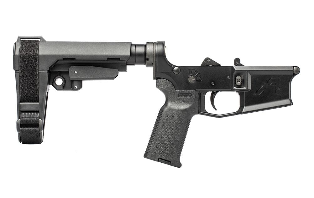 Aero Precision M4E1 Pistol Complete Lower Receiver w/ SB Tactical SBA3 Brace-APPG600134