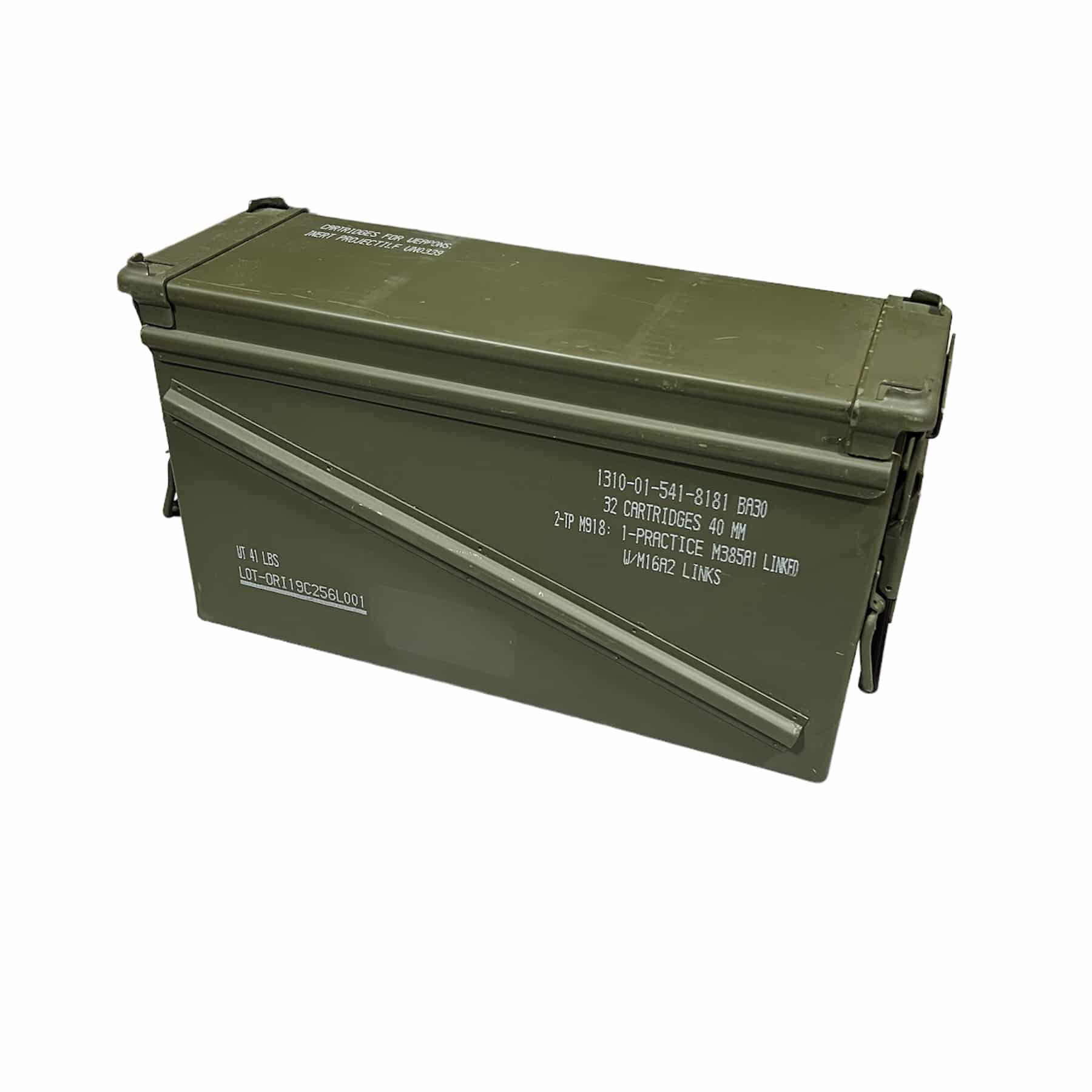Safewell 40mm Black Locking Ammo Storage Can PA-120 