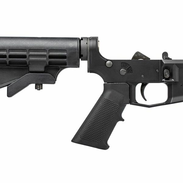 M4E1 Complete Lower Receiver w/ A2 Grip and M4 Stock - Anodized Black APAR600101
