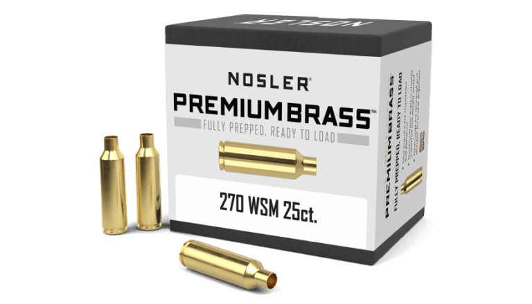 Nosler 270 WSM Premium Brass (25ct) - BRN10045