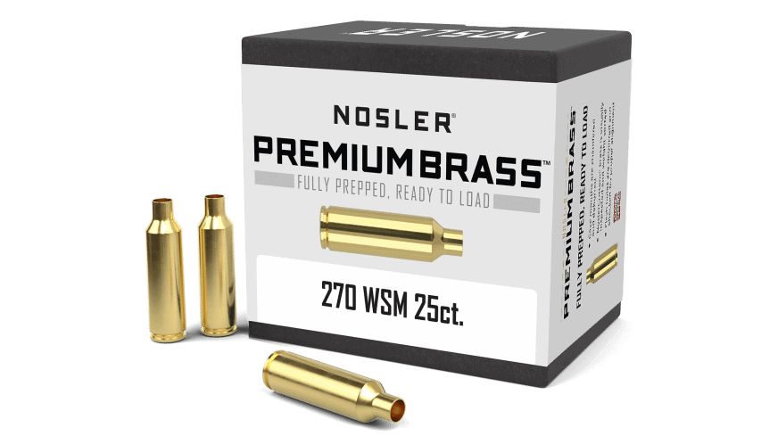Featured image for “Nosler 270 WSM Premium Brass (25ct)”