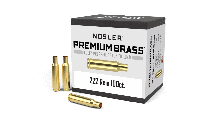 Featured image for “Nosler 222 Rem Premium Brass (100ct)”