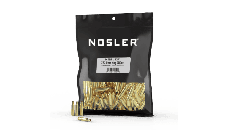 Nosler 222 Rem Mag Bulk Unprepped Brass  (250ct) - BRN10059
