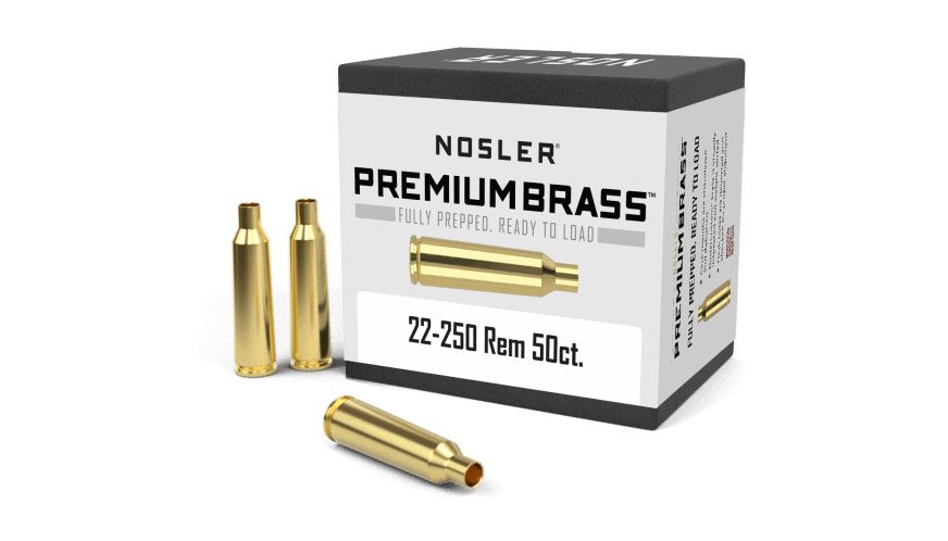 Featured image for “Nosler 22-250 Rem Premium Brass (50ct)”