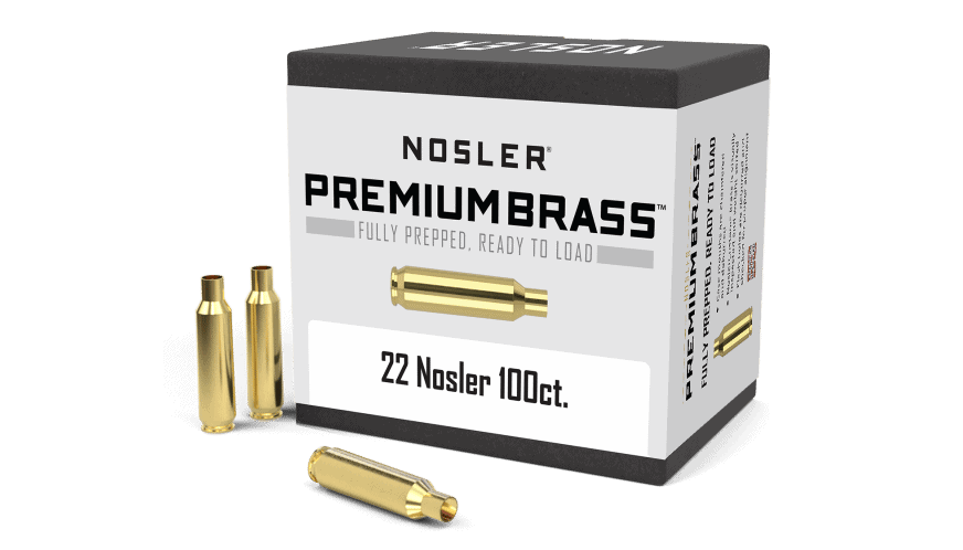 Featured image for “Nosler 22 Nosler Premium Brass (100ct)”