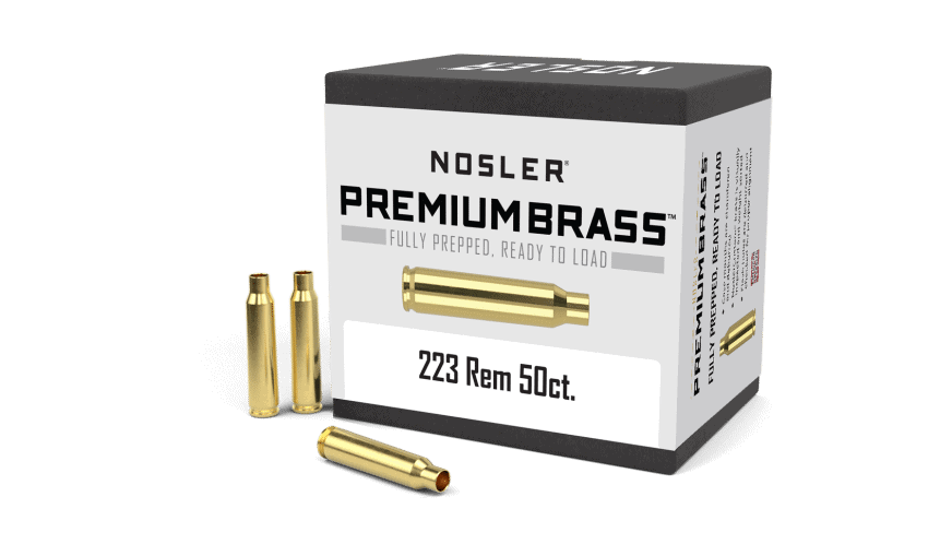 Featured image for “Nosler 223 Rem Premium Brass (100ct)”