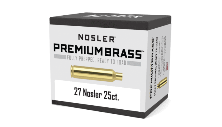 Nosler 27 Nosler Premium Brass (25ct) - BRN10145