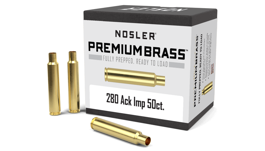 Featured image for “Nosler 280 Ack Imp Premium Brass (50ct)”