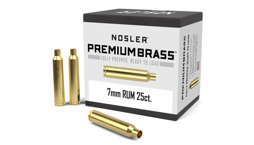 Featured image for “Nosler 7mm RUM Premium Brass (25ct)”