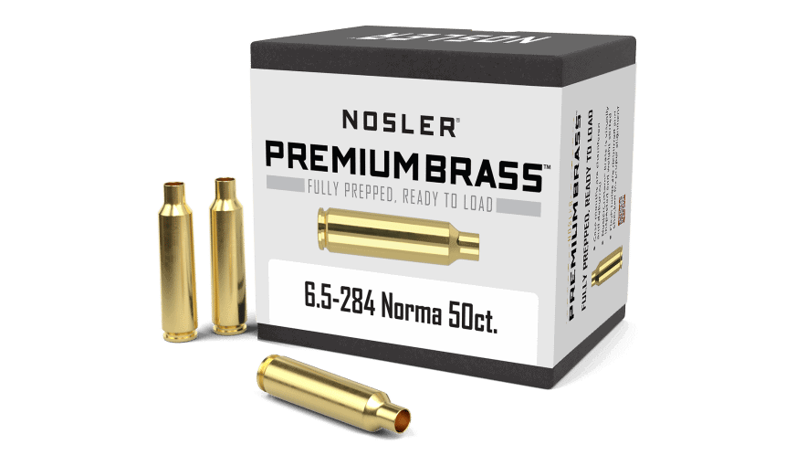 Featured image for “Nosler 6.5x284 Norma Premium Brass (50ct)”