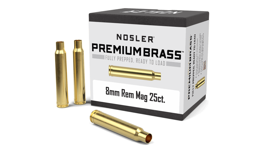 Featured image for “Nosler 8mm Rem Mag Premium Brass (25ct)”