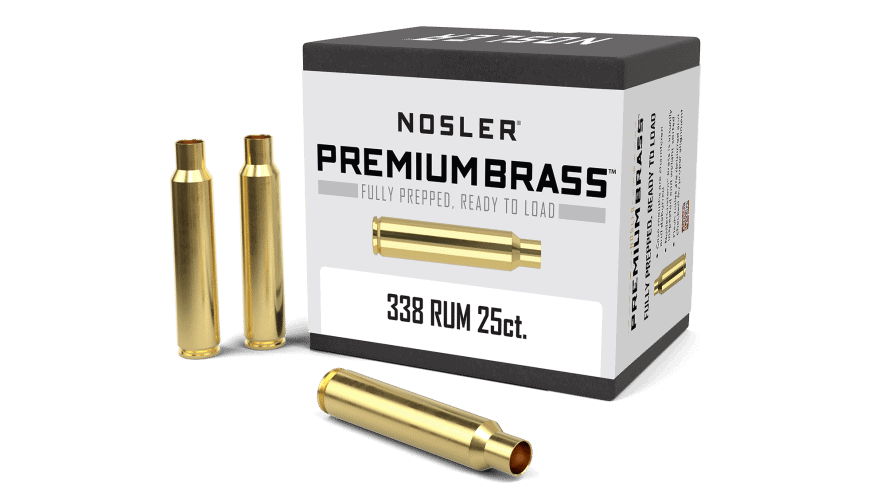 Featured image for “Nosler 338 RUM Premium Brass (25ct)”