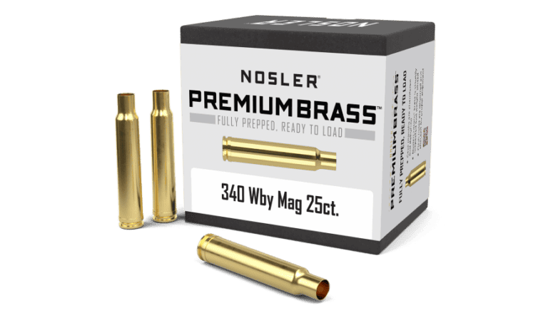 Nosler 340 WBY Premium Brass  (25ct) - BRN11924