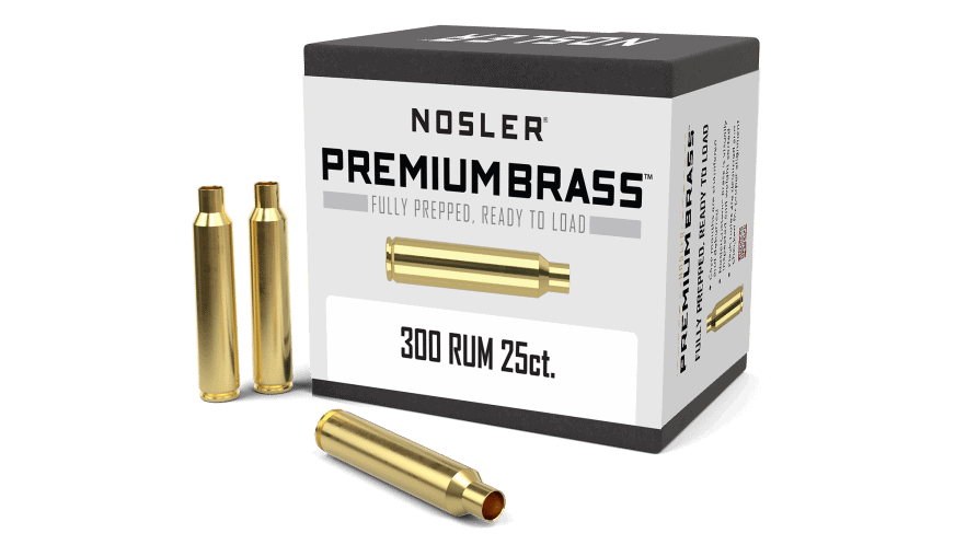 Featured image for “Nosler 300 RUM Premium Brass (25ct)”