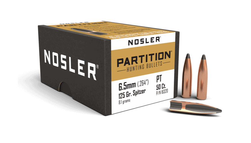 Featured image for “Nosler 264 Cal 6.5mm 125gr Partition (50ct)”