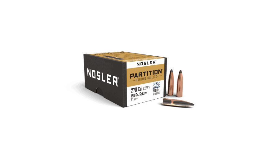 Featured image for “Nosler 270 Cal 150gr Partition (50ct)”