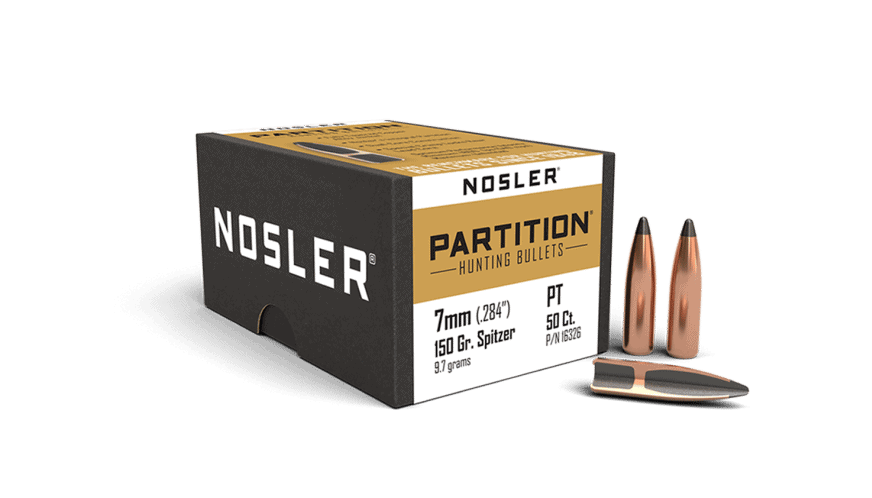 Featured image for “Nosler 284 Cal 7mm 150gr Partition (50ct)”