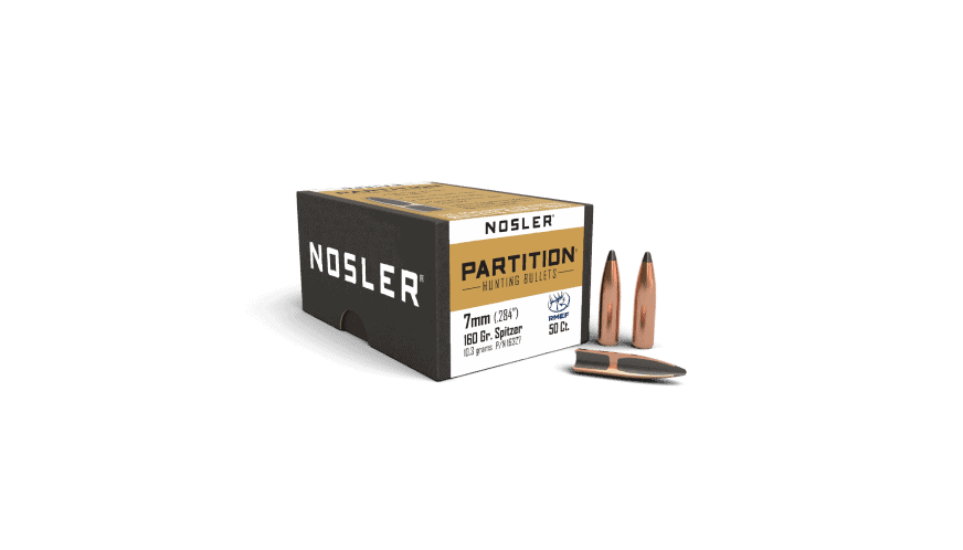Featured image for “Nosler 284 Cal 7mm 160gr Partition (50ct)”