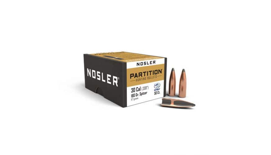 Featured image for “Nosler 30 Cal 180gr Partition (50ct)”