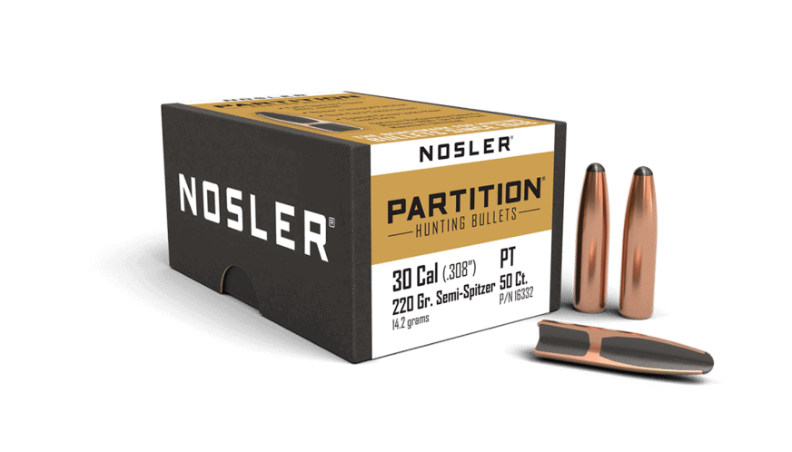 Featured image for “Nosler 30 Cal 220gr Partition (50ct)”