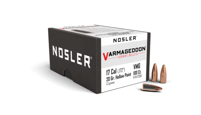 Nosler 17 Caliber 20gr FBHP Varmageddon (100ct) - BN17205