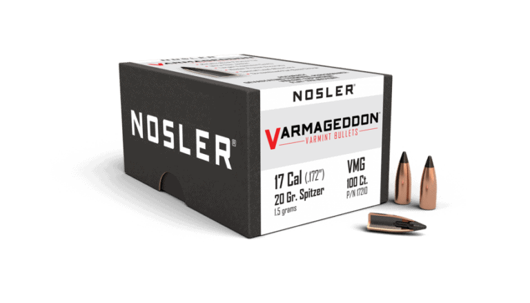Nosler 17 Caliber 20gr FB Tipped Varmageddon  (100ct) - BN17210