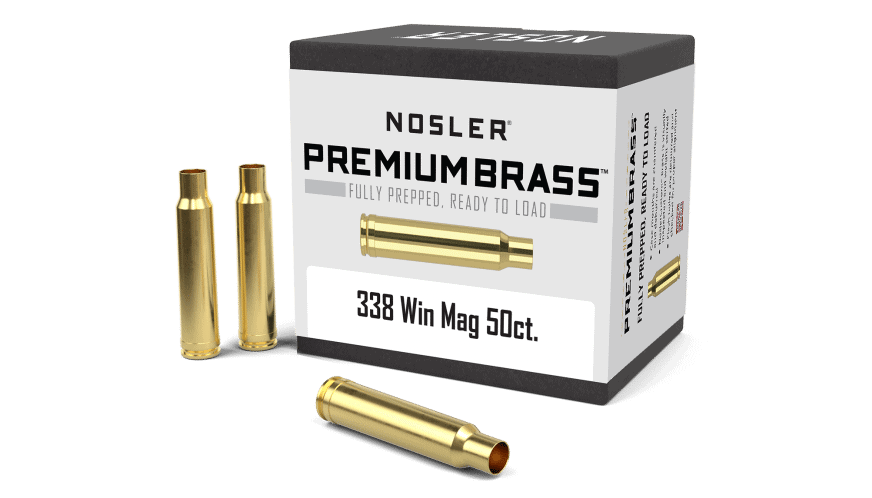 Featured image for “Nosler 338 Win Mag Premium Brass (50ct)”