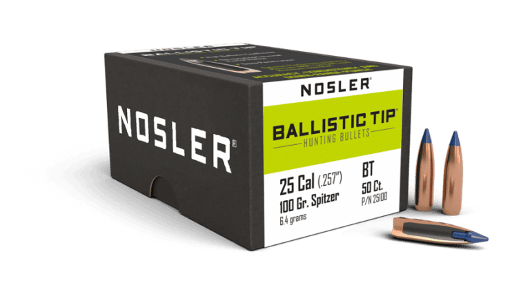 Nosler 25 Caliber 100gr Ballistic Tip Hunting (50ct) - BN25100