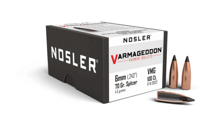 Nosler 6mm 70gr FB Tipped Varmageddon (100ct) - BN26123