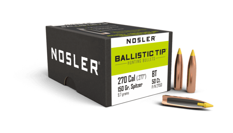 Nosler 270 Caliber 150gr Ballistic Tip Hunting (50ct) - BN27150