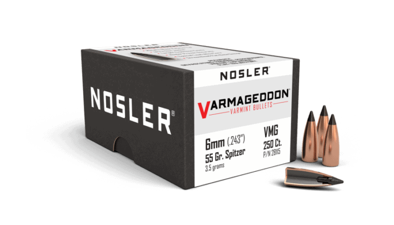 Nosler 6mm 55gr FB Tipped Varmageddon  (250ct) - BN28115