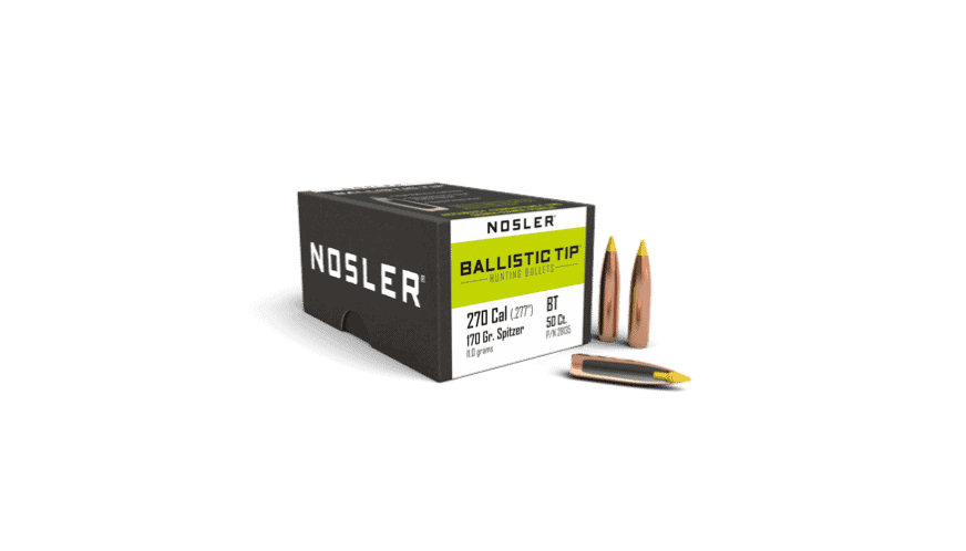 Featured image for “Nosler 270 Cal 6.8mm 170gr Ballistic Tip Hunting (50ct)”
