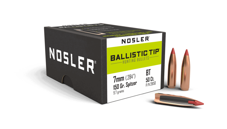 Featured image for “Nosler 284 Cal 7mm 150gr Ballistic Tip Hunting (50ct)”