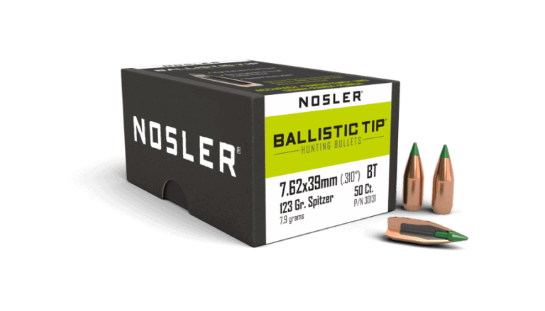 Nosler 7.62x39mm 123gr Ballistic Tip Hunting  (50ct) - BN30131