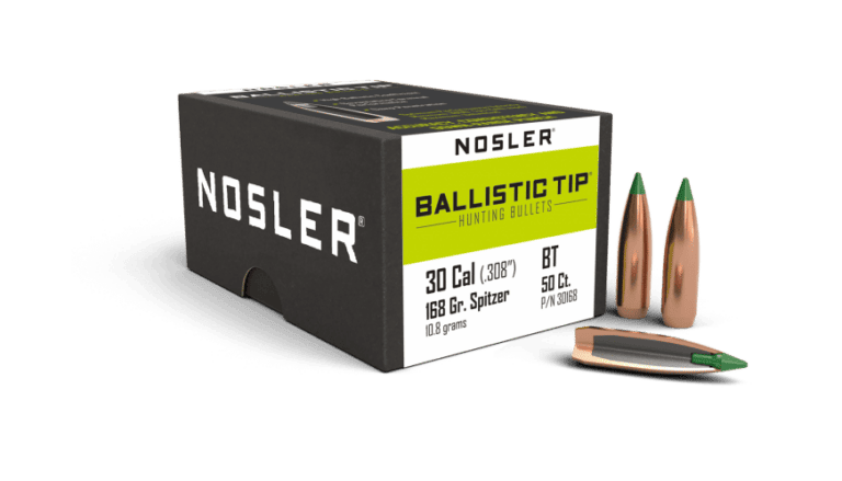 Nosler 30 Caliber 168gr Ballistic Tip Hunting (50ct) - BN30168