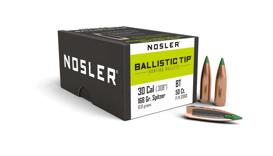 Featured image for “Nosler 30 Cal 168gr Ballistic Tip Hunting (50ct)”
