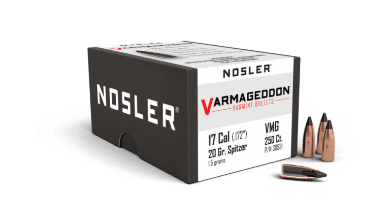 Nosler 17 Caliber 20gr FB Tipped Varmageddon  (250ct) - BN30531