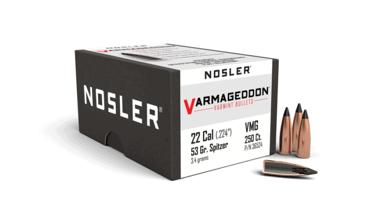 Nosler 22 Caliber 53gr FB Tipped Varmageddon Bullet  (250ct) - BN36524